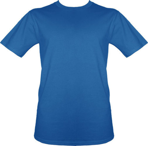 t-shirt XXXL bez nadruku- Niebieski